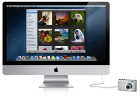Connect camera to Mac computer