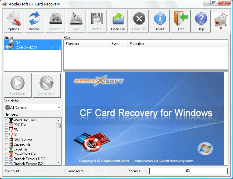 Windows 7 Compact Flash Card Recovery 3.5.0 full